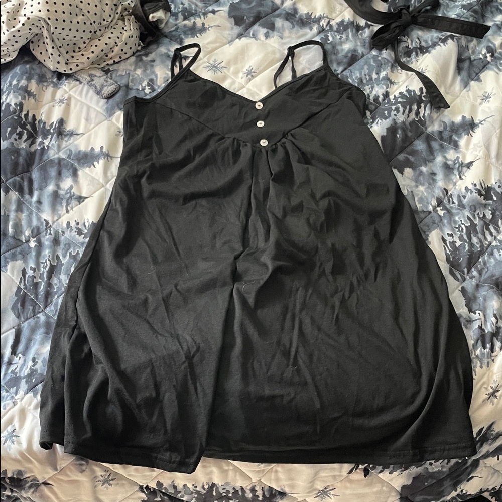 New Elegant Black Chemise XL